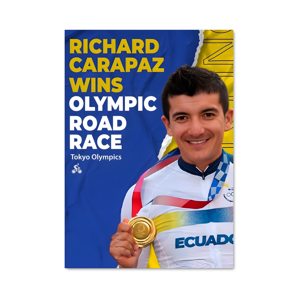 Poster L'Or de Rio – affiche Cyclisme